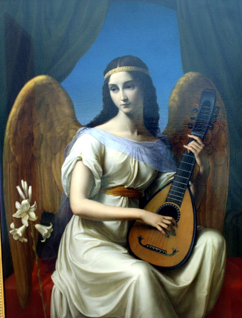 Angelo con chitarra - Leipzig, Museum der bildenden Künste